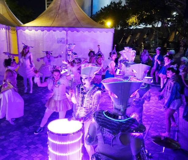 Spark backstage party